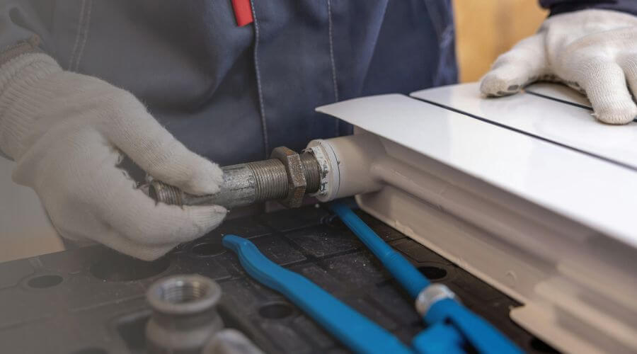 Expert burst pipe repair services in Hye, TX