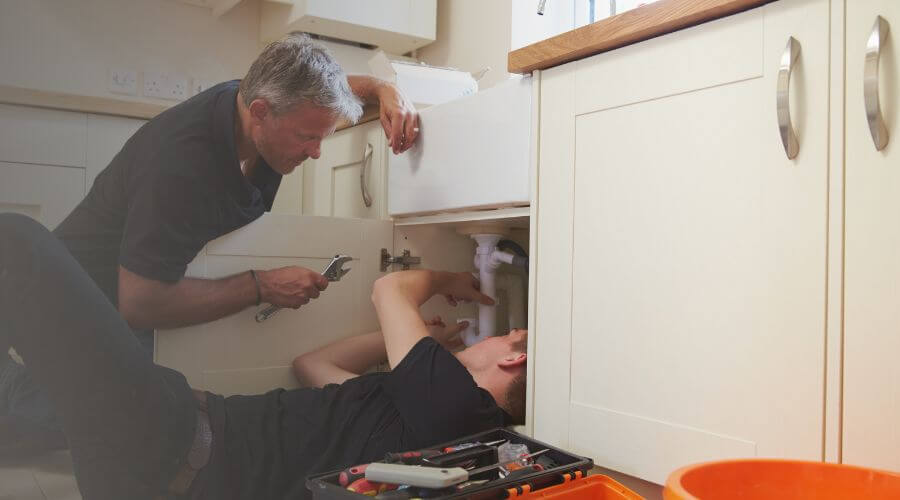 Professional burst pipe repair services in Hye, TX
